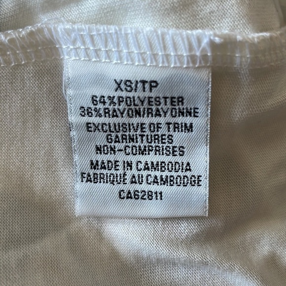 KISMET Vale Oach Print Button Front Crochet Yoke Trim Sleeveless Extra Small - Picture 10 of 11